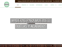 Tablet Screenshot of maderil.com.mx